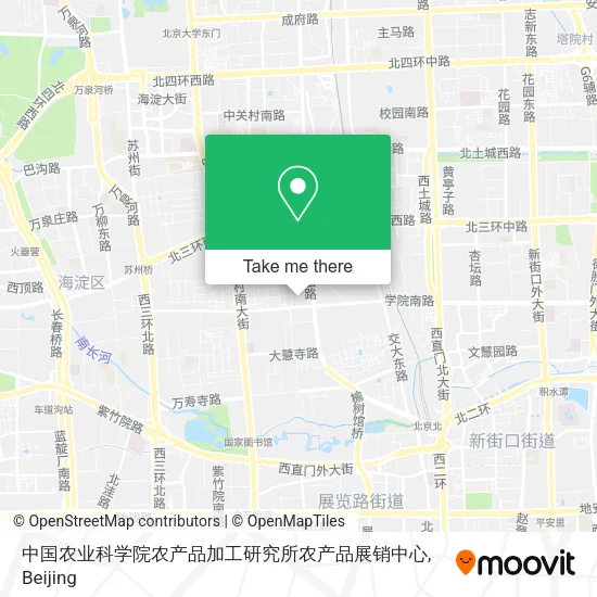 中国农业科学院农产品加工研究所农产品展销中心 map