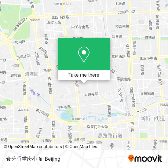 食分香重庆小面 map