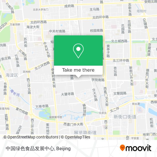 中国绿色食品发展中心 map