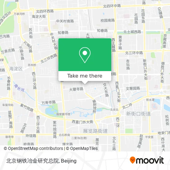 北京钢铁冶金研究总院 map