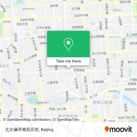 北京斓亭雅苑宾馆 map