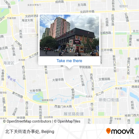 北下关街道办事处 map