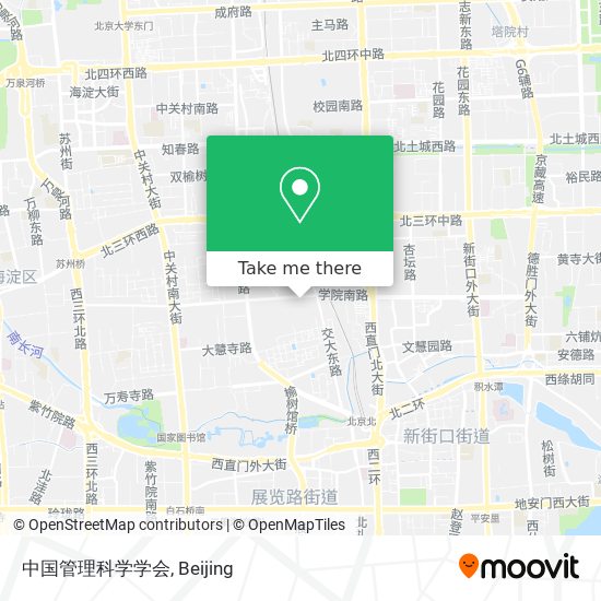 中国管理科学学会 map