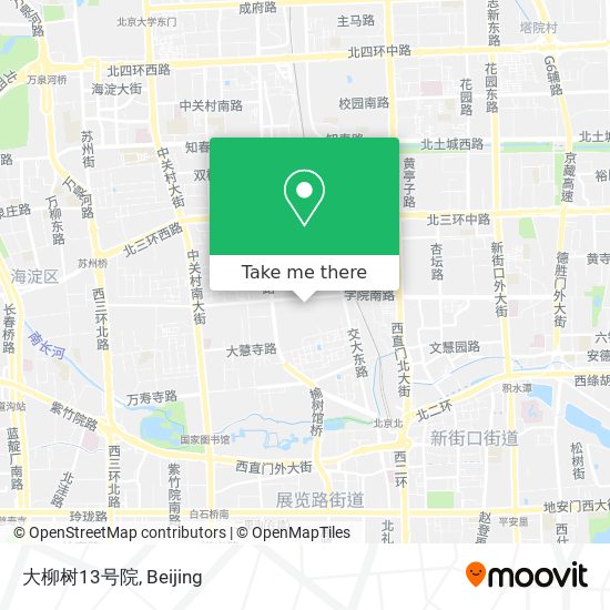 大柳树13号院 map