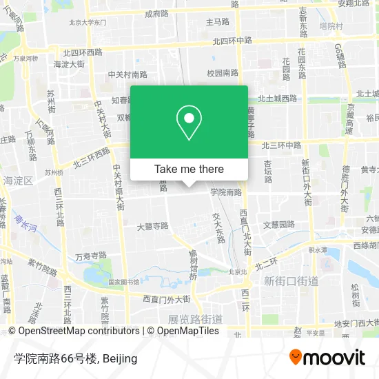 学院南路66号楼 map