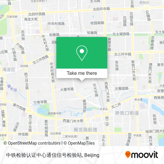 中铁检验认证中心通信信号检验站 map