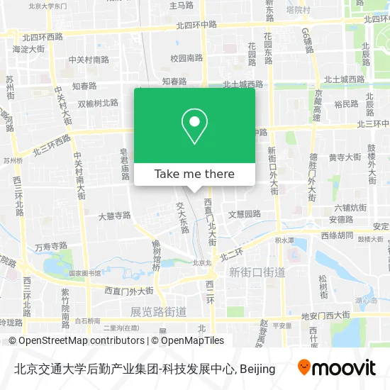 北京交通大学后勤产业集团-科技发展中心 map