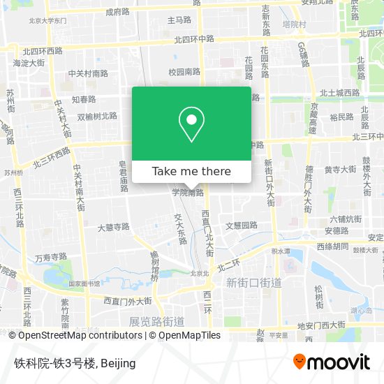 铁科院-铁3号楼 map