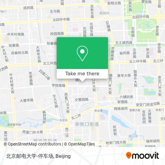 北京邮电大学-停车场 map