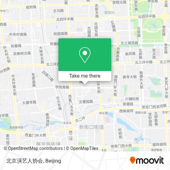 北京演艺人协会 map