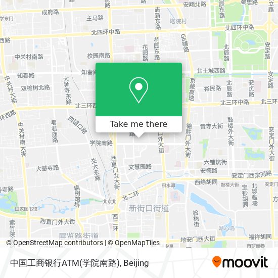 中国工商银行ATM(学院南路) map