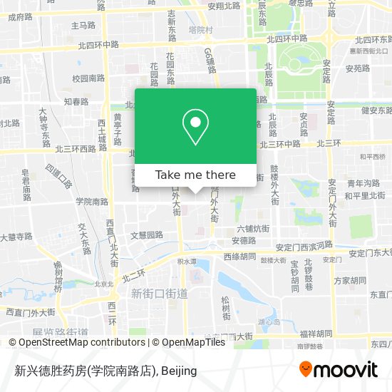 新兴德胜药房(学院南路店) map