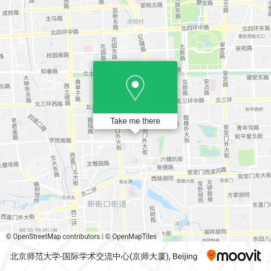 北京师范大学-国际学术交流中心(京师大厦) map