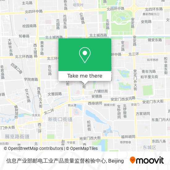 信息产业部邮电工业产品质量监督检验中心 map