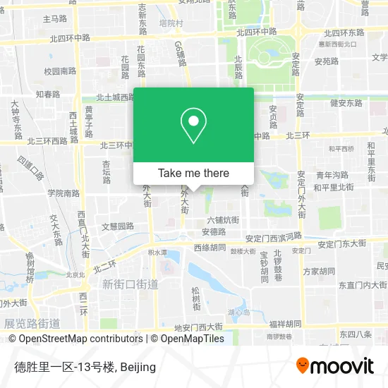 德胜里一区-13号楼 map
