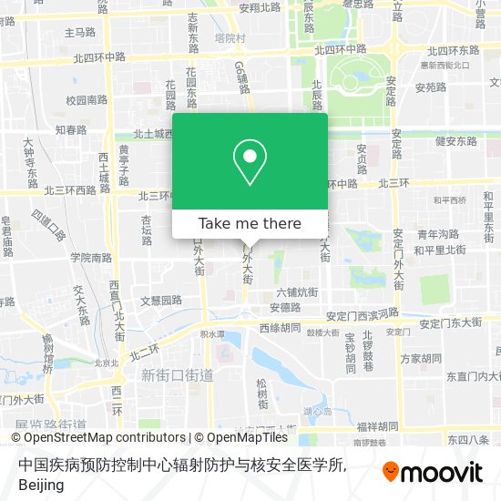 中国疾病预防控制中心辐射防护与核安全医学所 map
