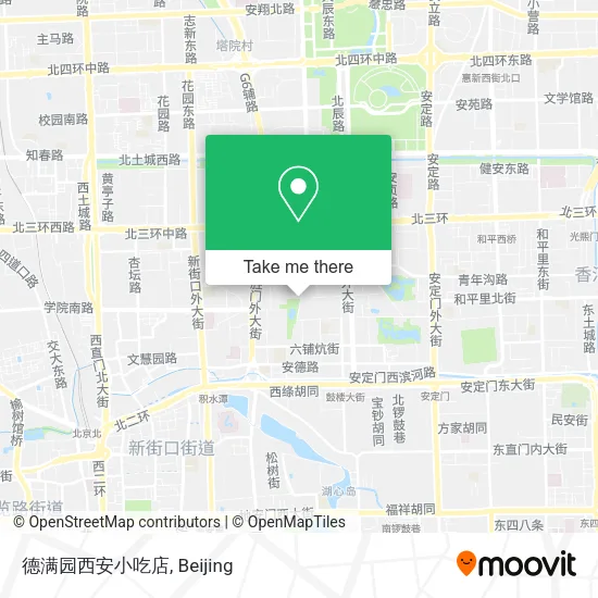 德满园西安小吃店 map