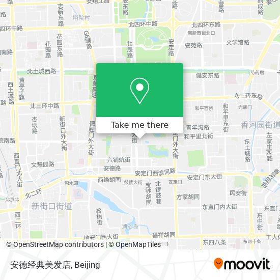 安德经典美发店 map