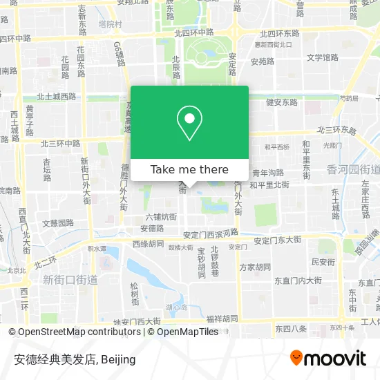 安德经典美发店 map