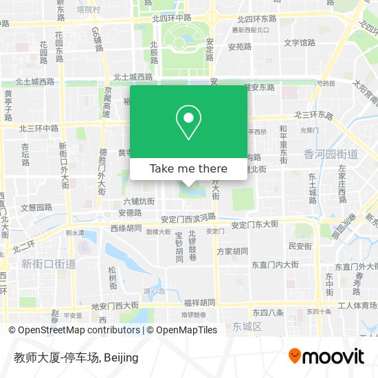 教师大厦-停车场 map