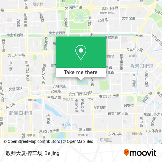 教师大厦-停车场 map