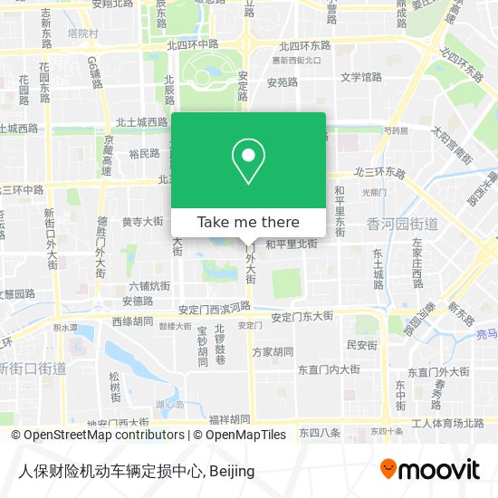 人保财险机动车辆定损中心 map