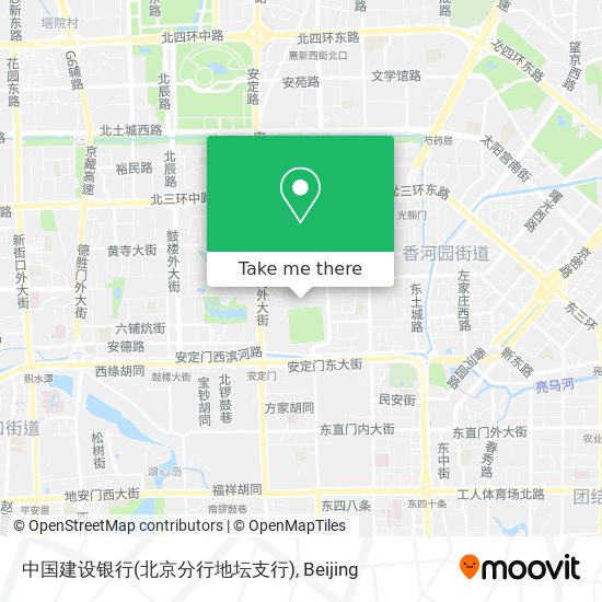 中国建设银行(北京分行地坛支行) map