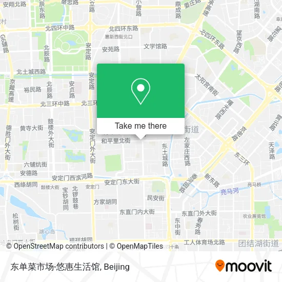 东单菜市场-悠惠生活馆 map