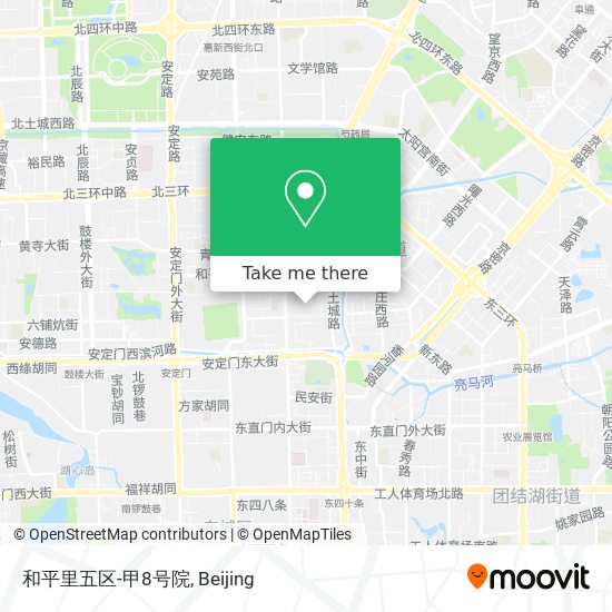 和平里五区-甲8号院 map
