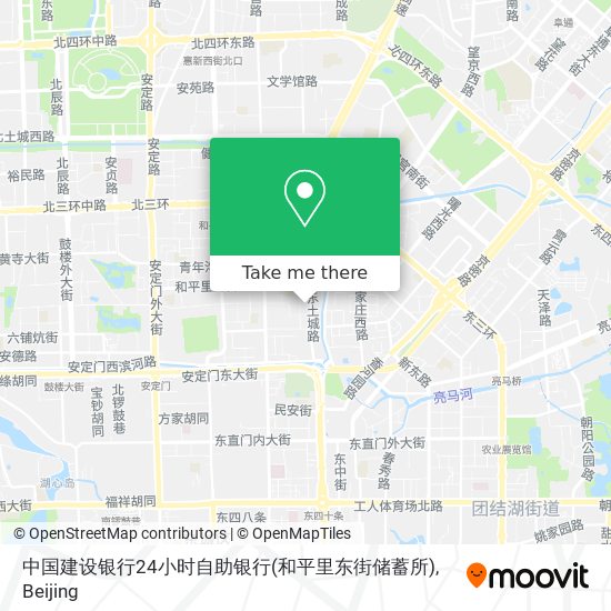 中国建设银行24小时自助银行(和平里东街储蓄所) map