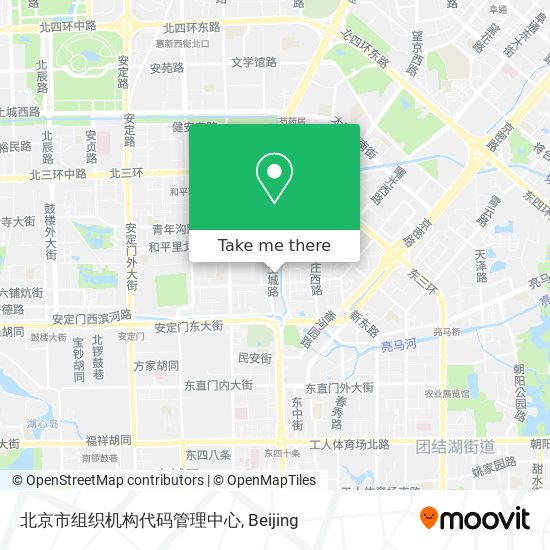 北京市组织机构代码管理中心 map