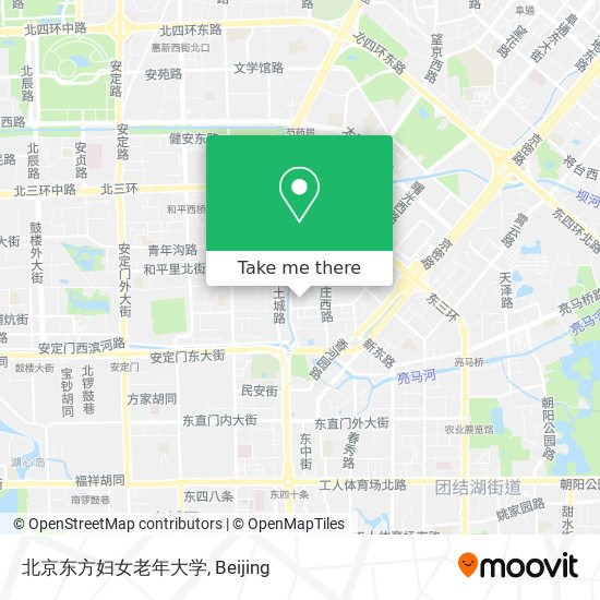 北京东方妇女老年大学 map