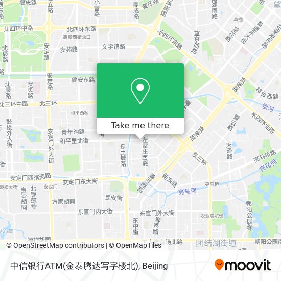 中信银行ATM(金泰腾达写字楼北) map