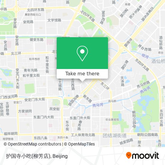 护国寺小吃(柳芳店) map
