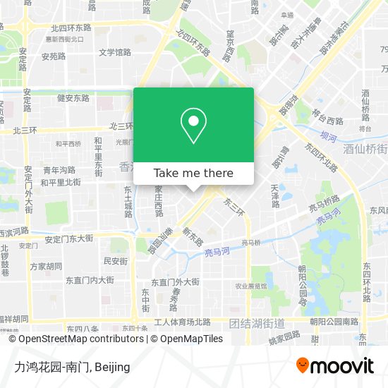 力鸿花园-南门 map