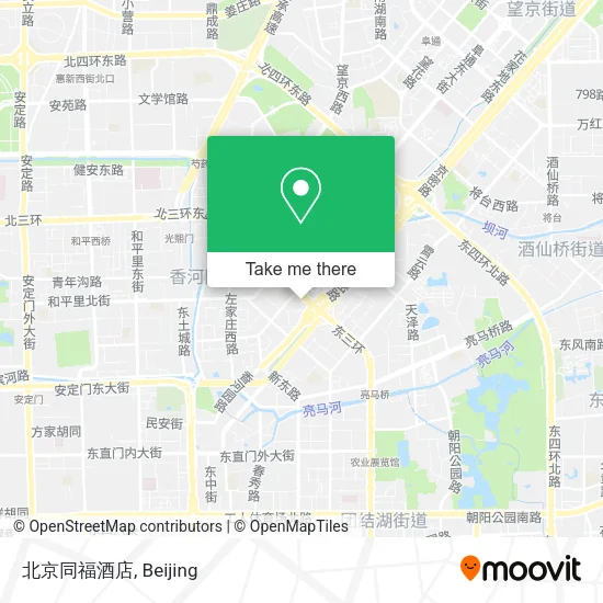 北京同福酒店 map