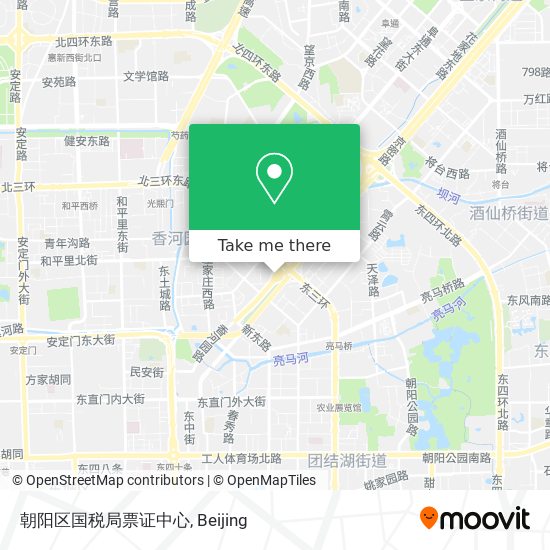 朝阳区国税局票证中心 map