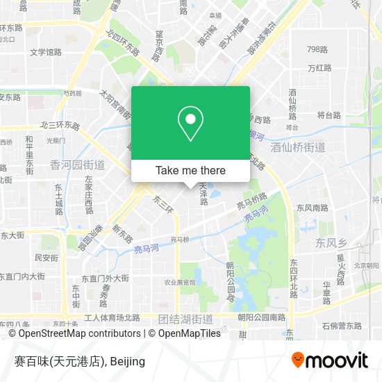 赛百味(天元港店) map