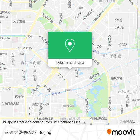 南银大厦-停车场 map