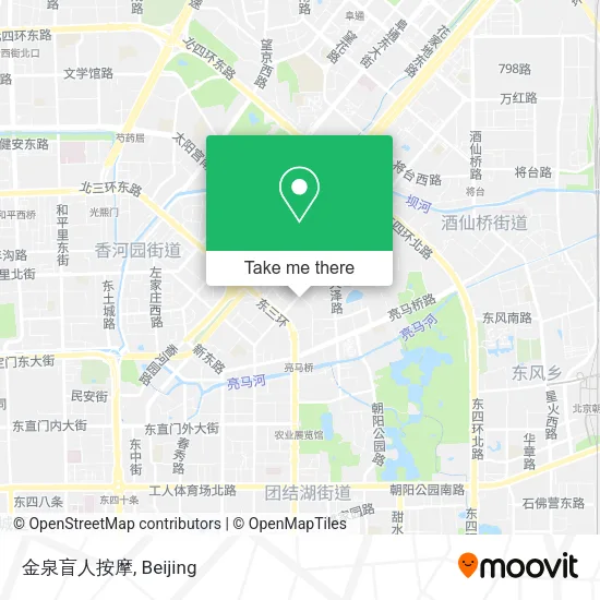 金泉盲人按摩 map