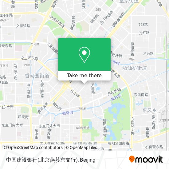 中国建设银行(北京燕莎东支行) map