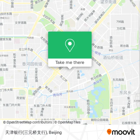 天津银行(三元桥支行) map