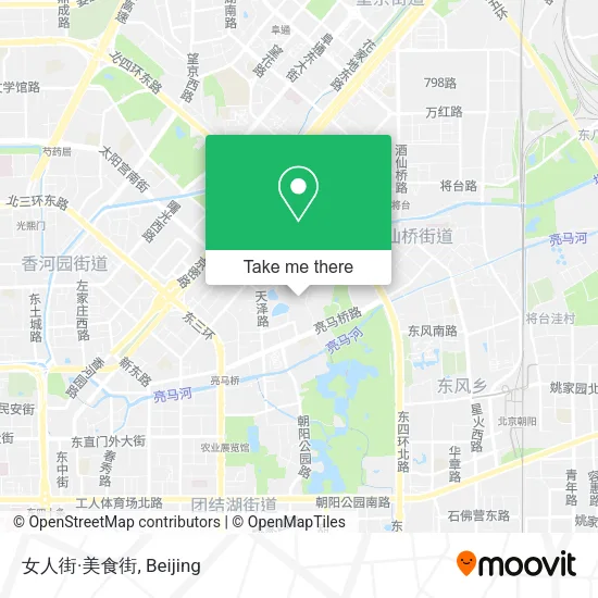 女人街·美食街 map