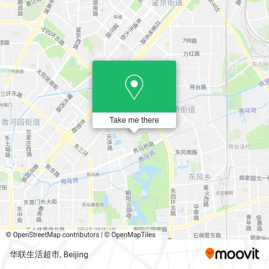 华联生活超市 map