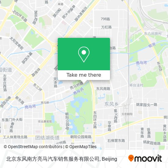 北京东风南方亮马汽车销售服务有限公司 map
