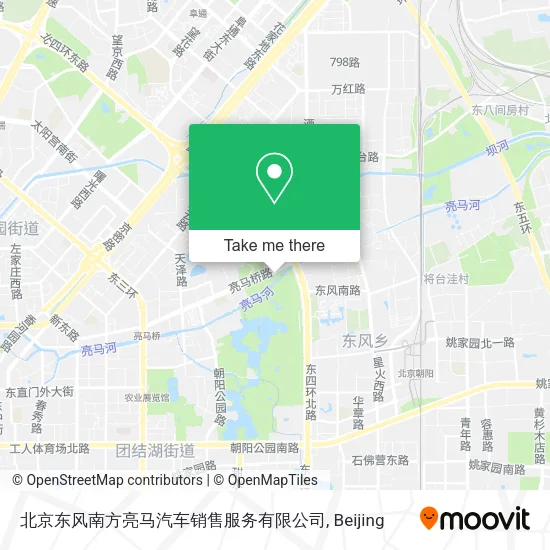 北京东风南方亮马汽车销售服务有限公司 map