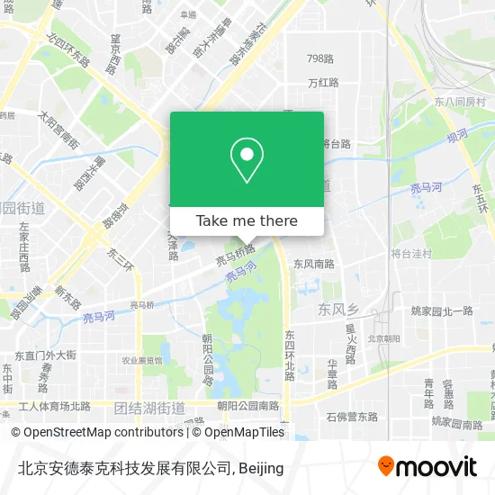 北京安德泰克科技发展有限公司 map