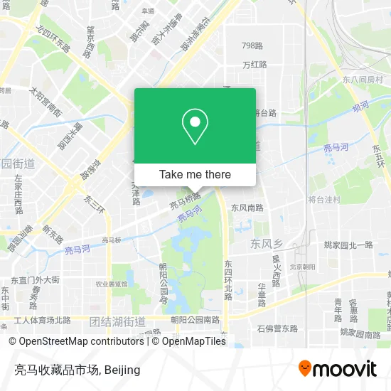 亮马收藏品市场 map