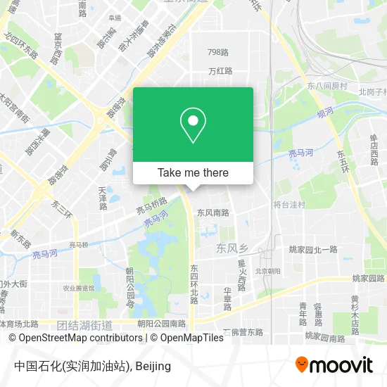 中国石化(实润加油站) map