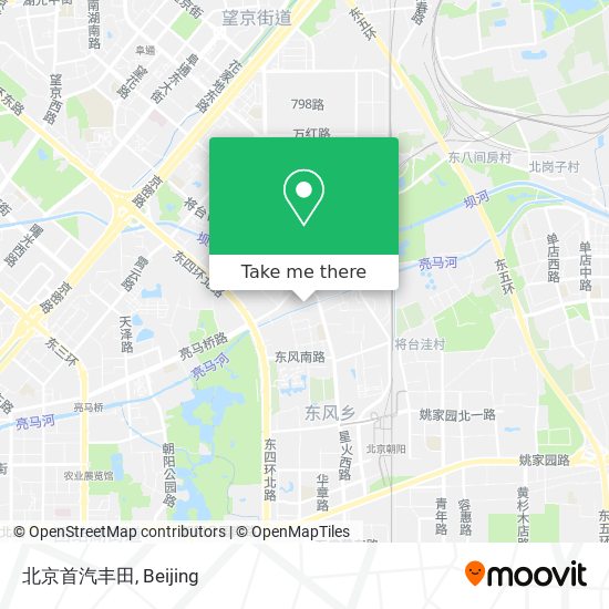 北京首汽丰田 map